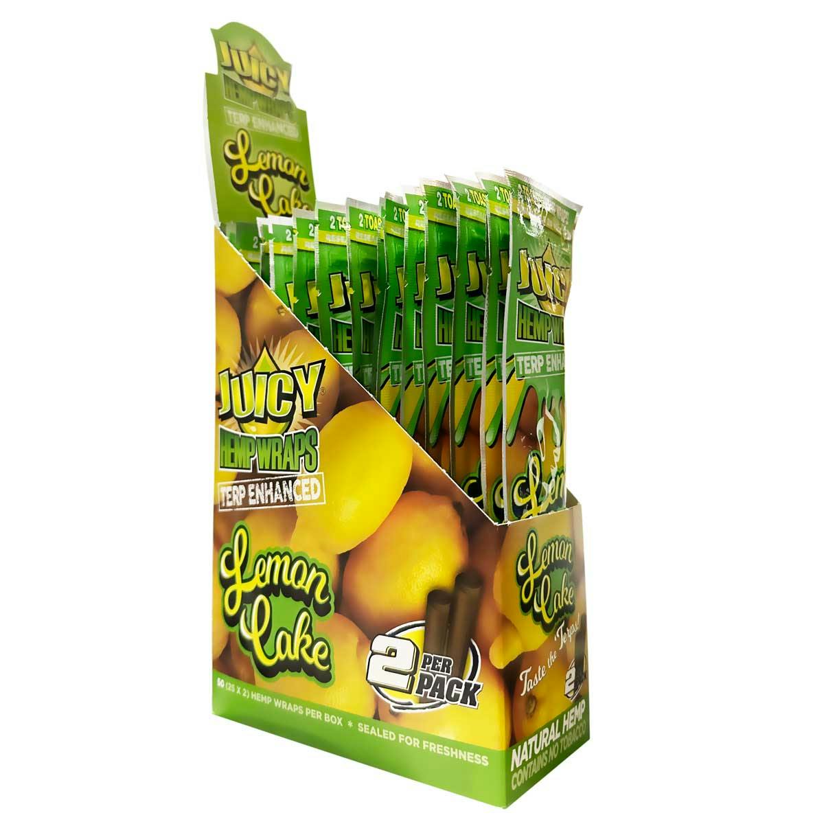 Juicy | Hemp Wraps | Lemon Cake | 2PK