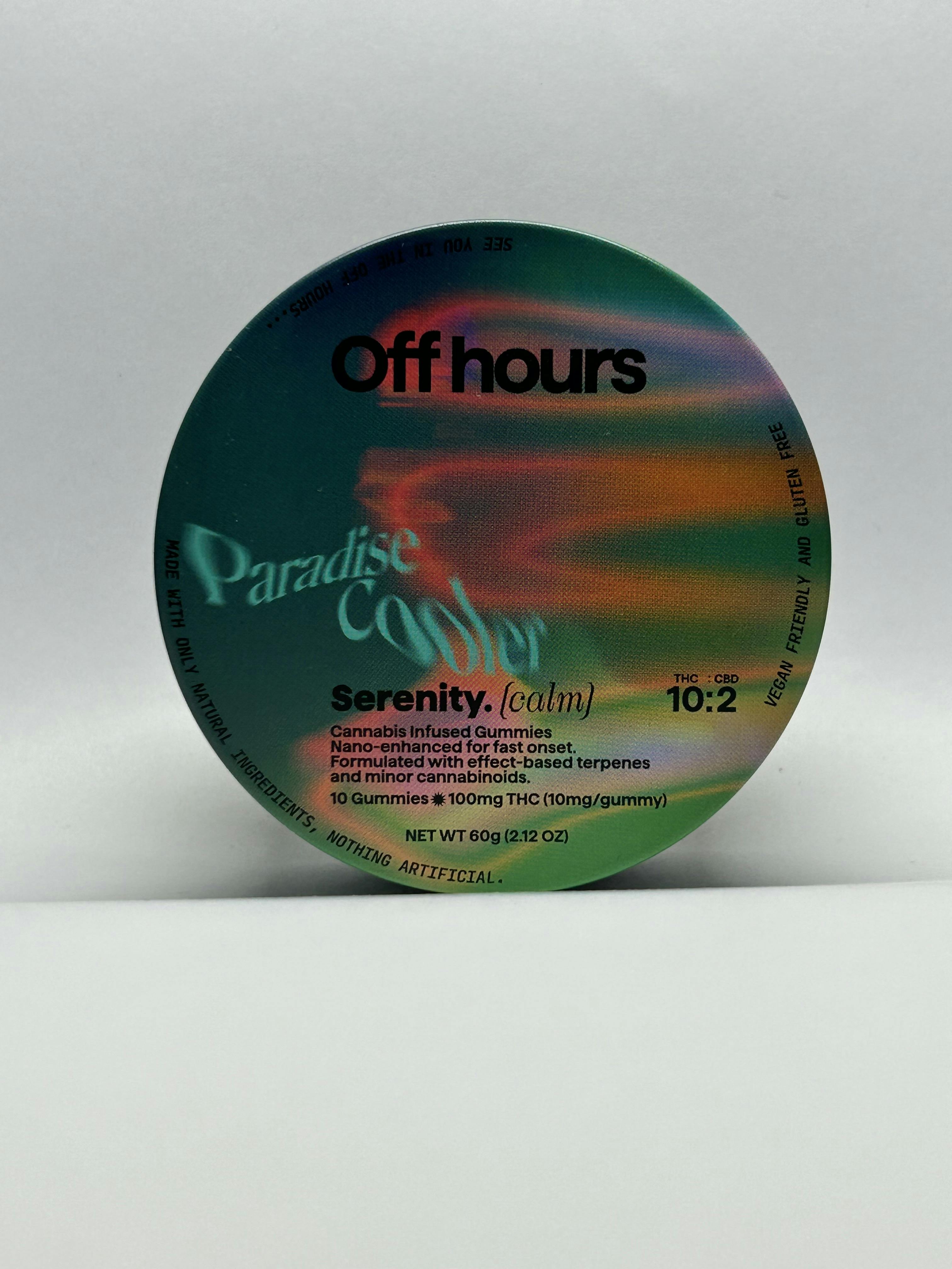 Photo of Off Hours – Paradise Cooler Serenity Gummies – 10mg