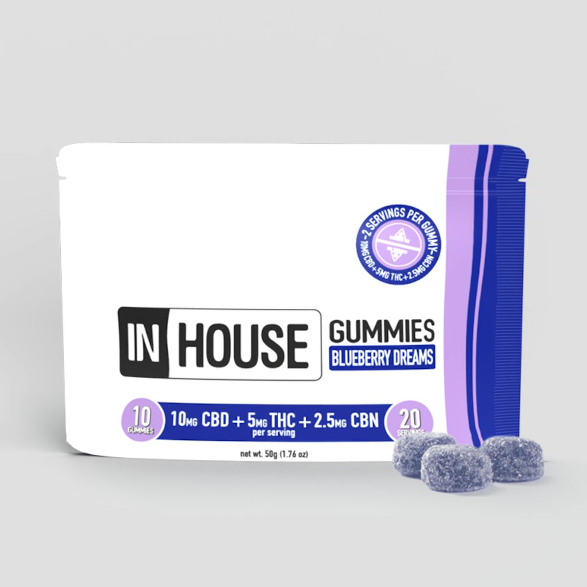 Image of Blueberry Dreams Gummies | 100mg