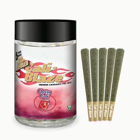 Product Cherry Cola Liquid Diamond Infused | Pre Rolls | 0.7g 5pk