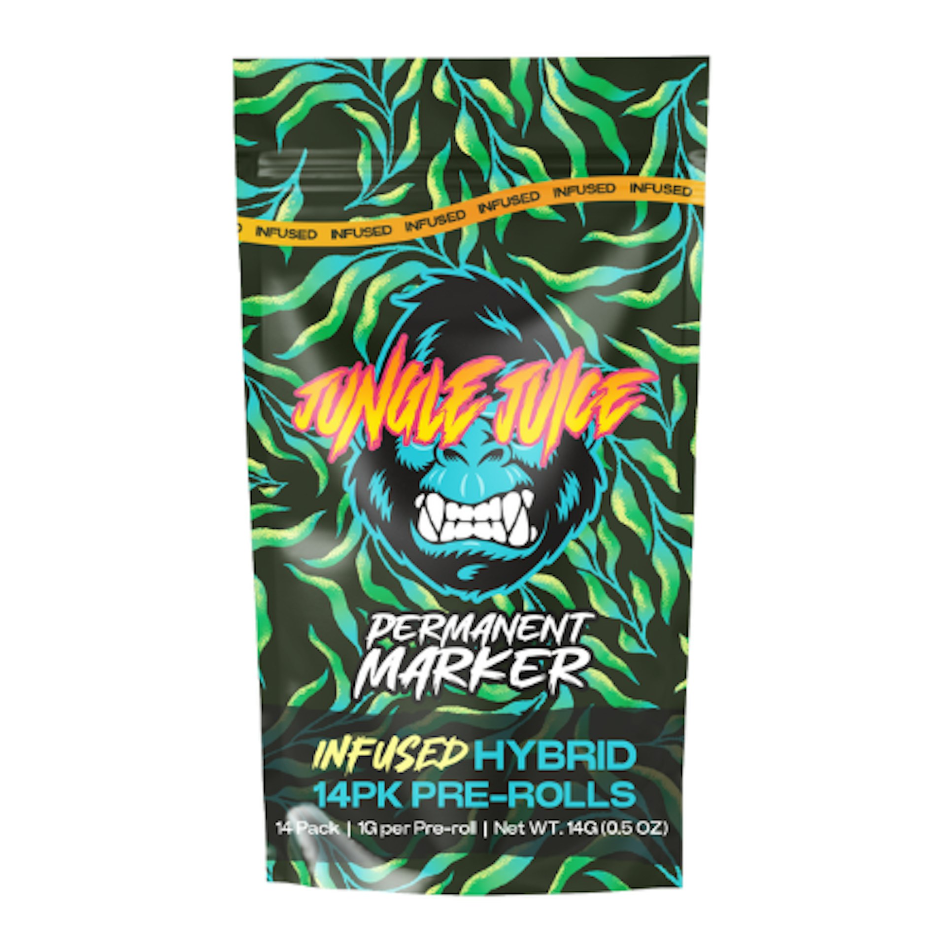 Jungle Juice - Permanent Marker 14 Pack Infused Pre-Rolls