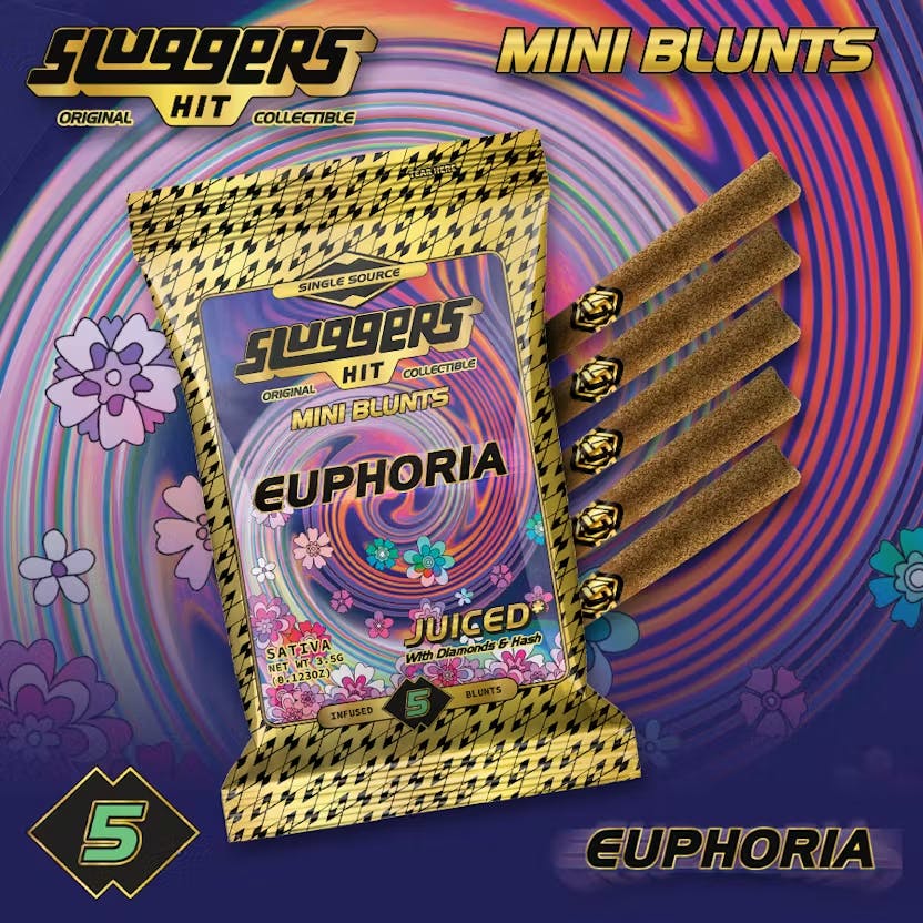 Sluggers | Euphoria | Infused Mini Blunt | 5pk | 3.5g