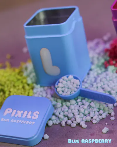 Blue Raspberry | Sugar Clusters | 100mg-1