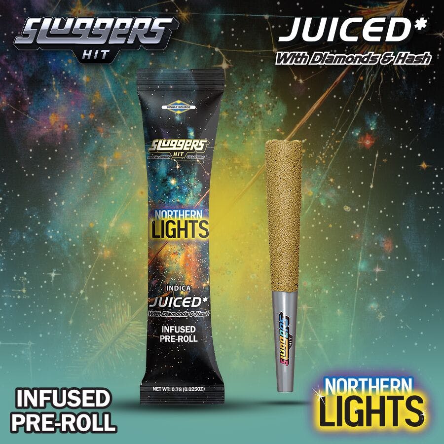 Infused Pre-Roll | Sluggers | Northern Lights | 0.7g | Mission Worcester  (Medical)