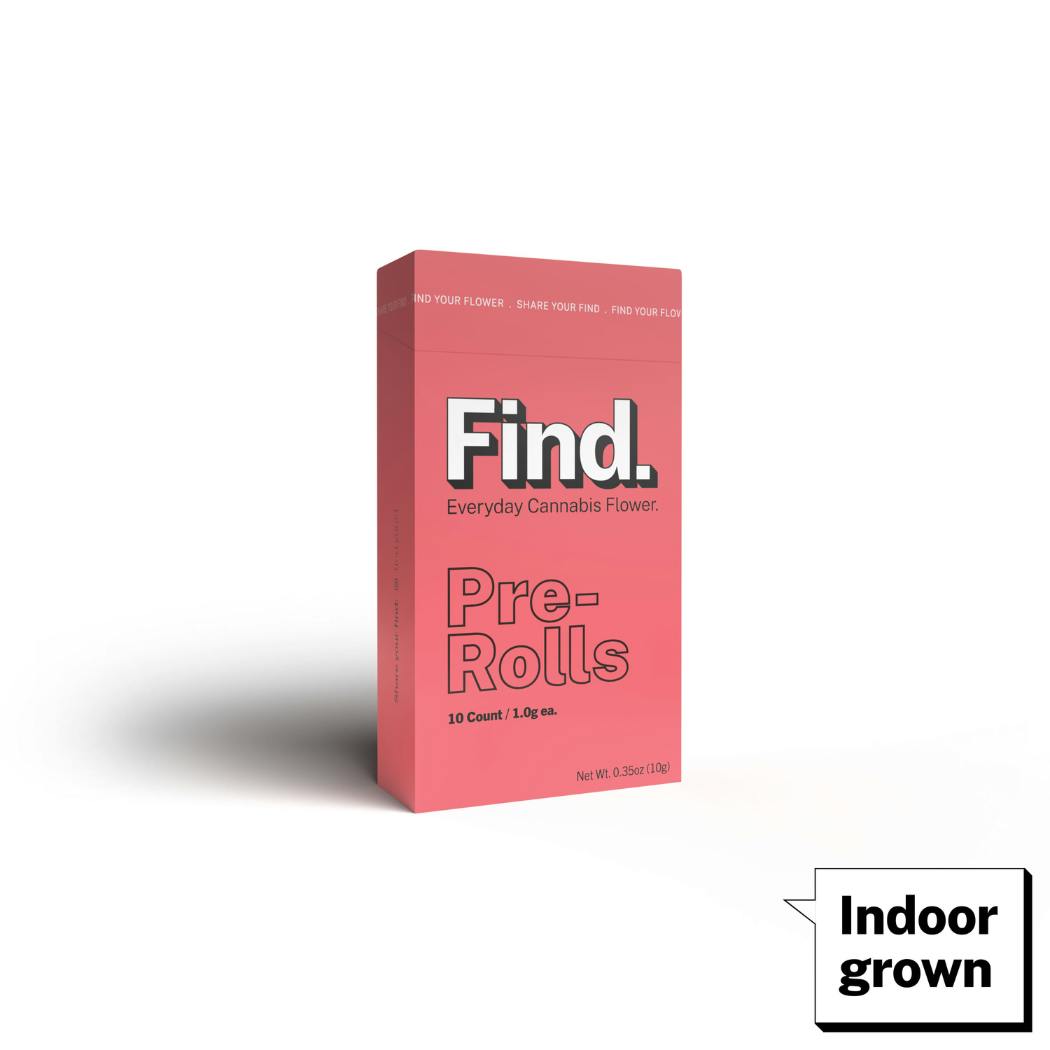 Find. Preroll 10 Pack - Hybrid : Mint Snackz