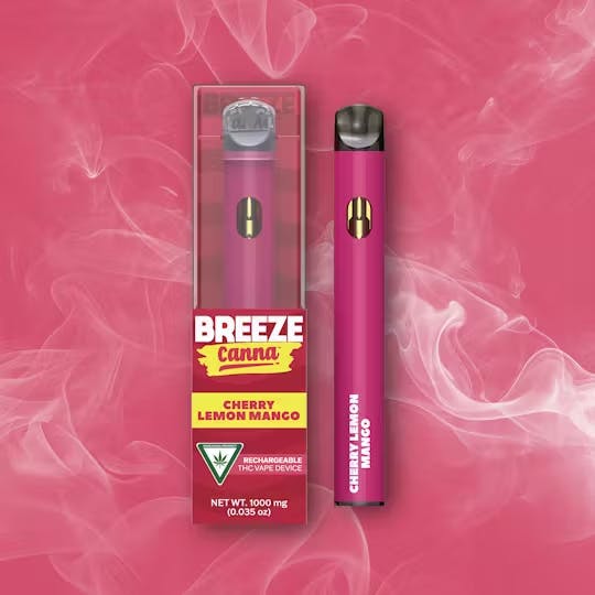 BREEZE Canna Cherry Lemon Mango - Classic 1g PLUS Vape Device
