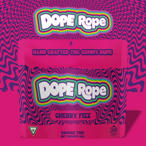 Dope Rope - 200mg Gummies - Cherry Fizz