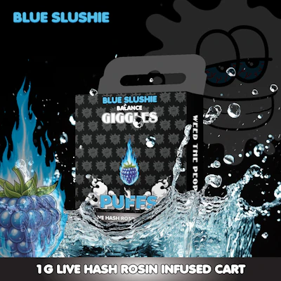 Giggles Puffs | Blue Slushie | Cart | 1g