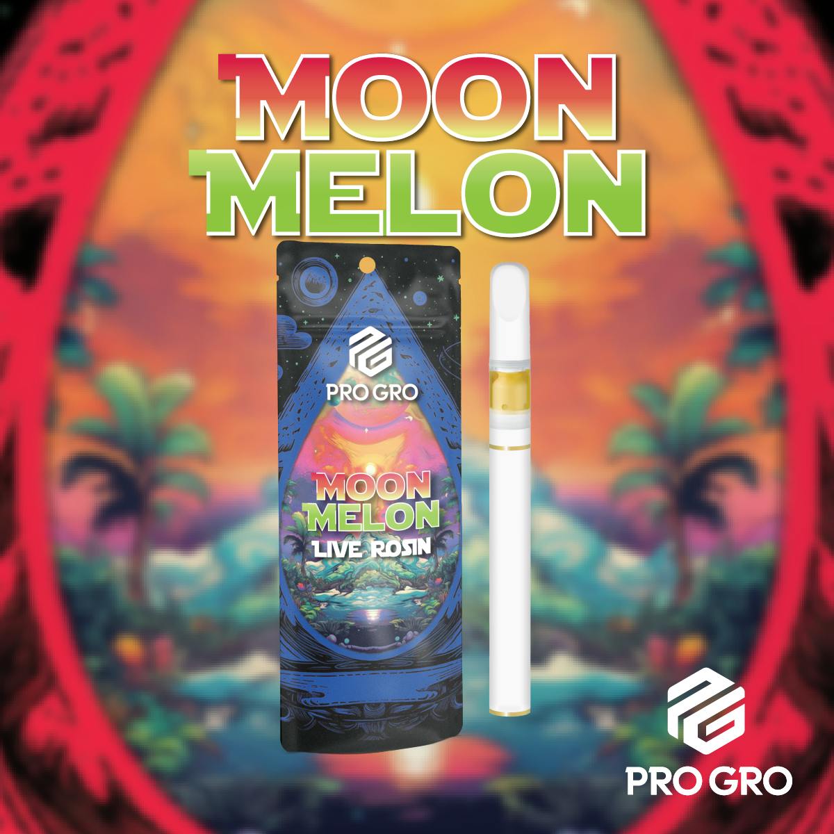 Moonmelon 0.5g Live Rosin Disposable