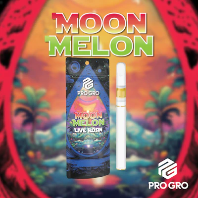 Pro Gro - .5g Live Rosin Disposable - Moonmelon - DISPOSABLES by Pro Gro at King of Budz