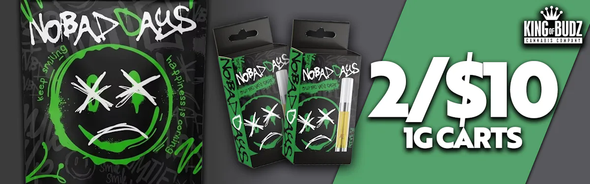 No Bad Days 1g Carts - 2/$10