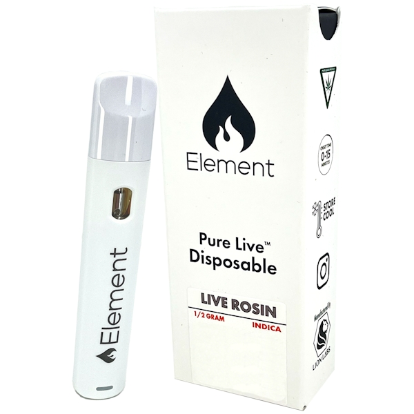 Element | RS11 Pure Live Rosin Disposable | 0.5g