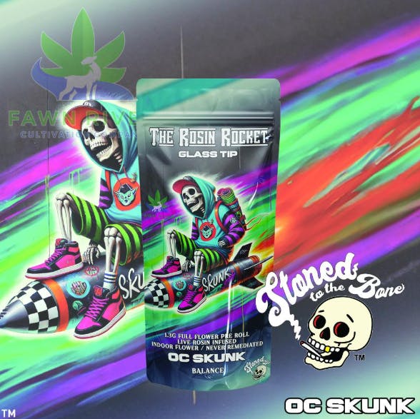 Product: OC Skunk | 1.3g | Rosin Rocket | Stoned To The Bone