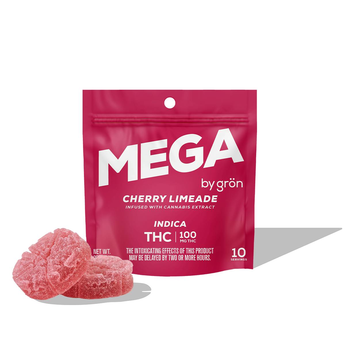 Grön Edibles Mega Discs - Cherry Limeade