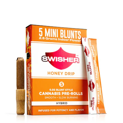 Swisher - 5-Pack .5g Infused Blunts - Honey Drip (H)