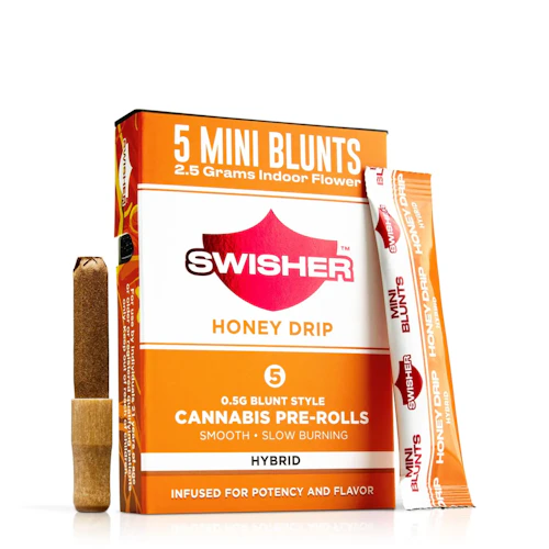 Swisher - 5-Pack .5g Infused Blunts - Honey Drip (H)