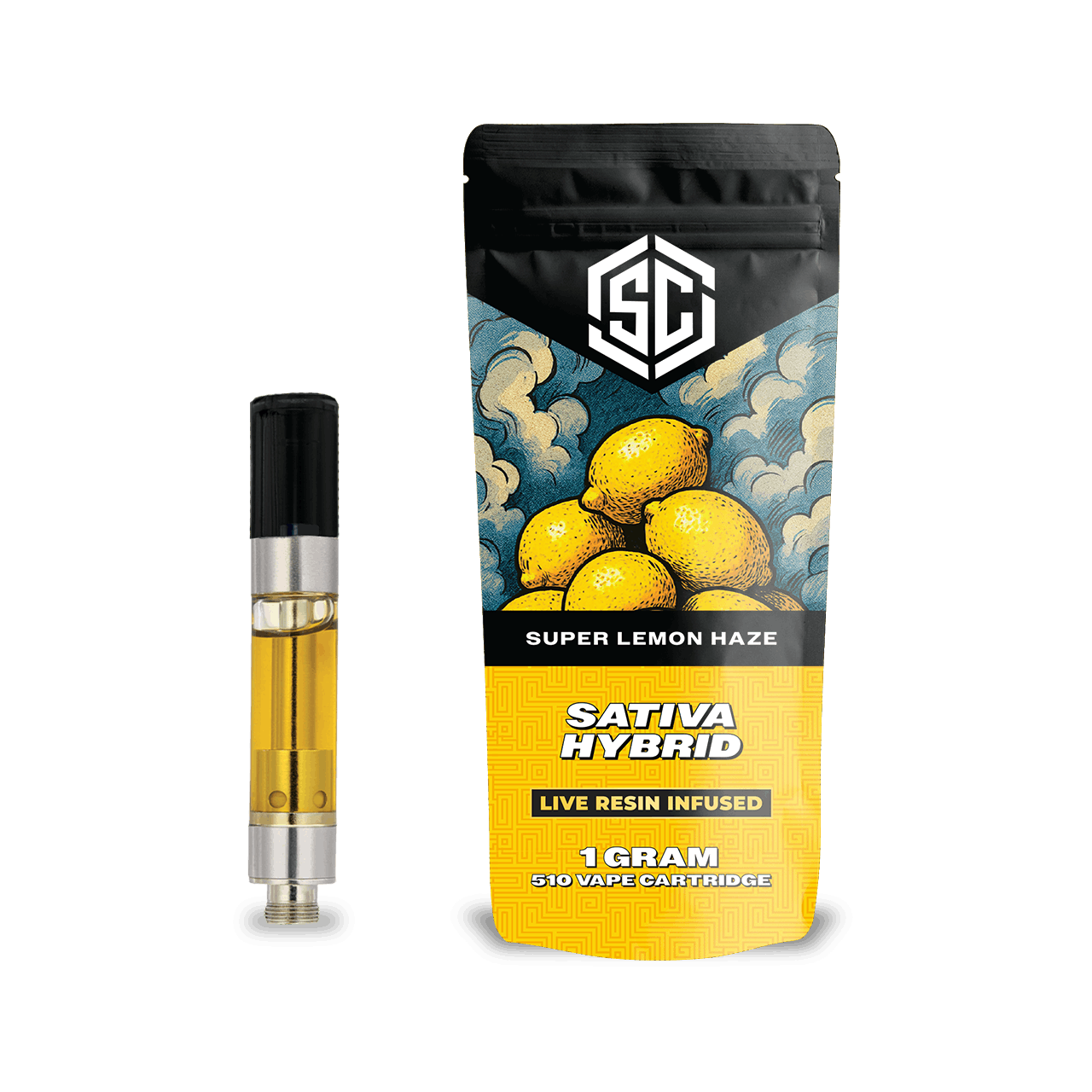 Society C - 1g Live Resin Cart - Super Lemon Haze