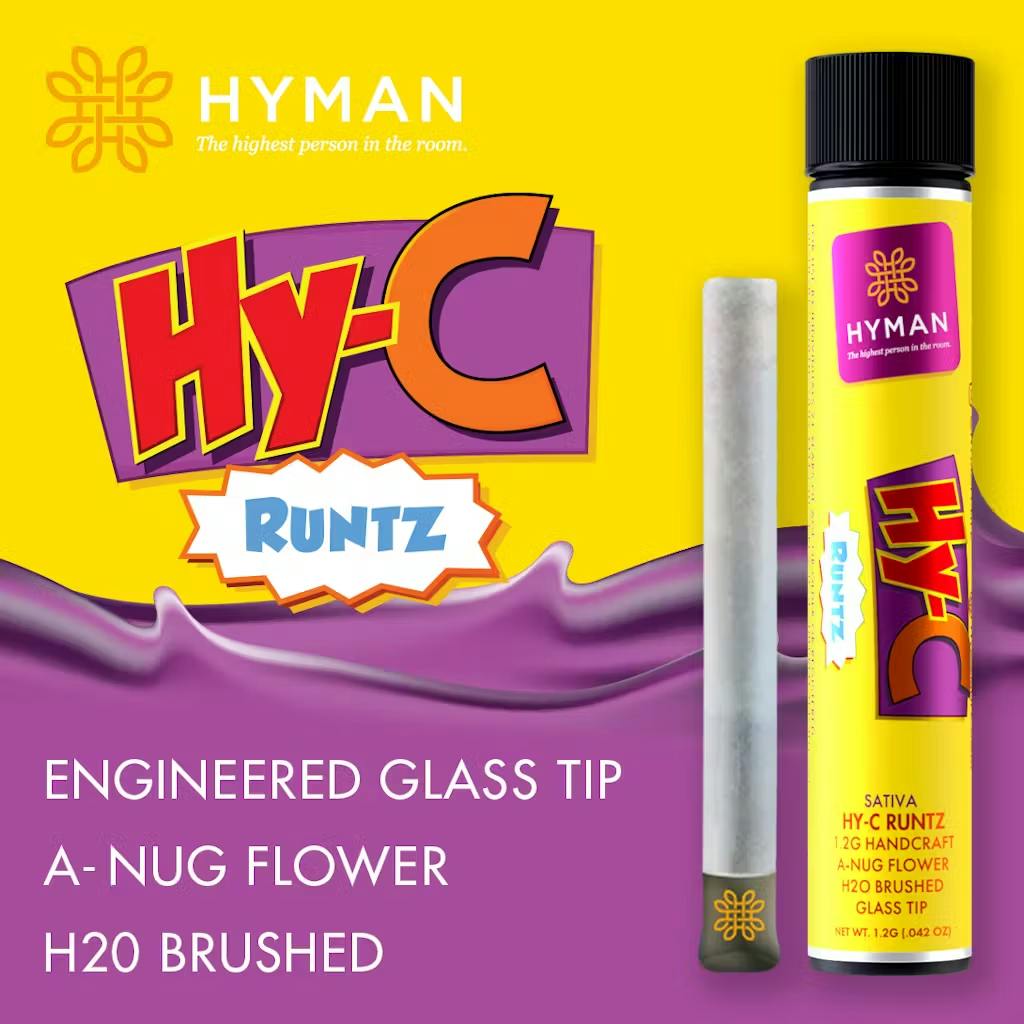 Hyman - 1.2g Handcraft Preroll - Hy-C Runtz