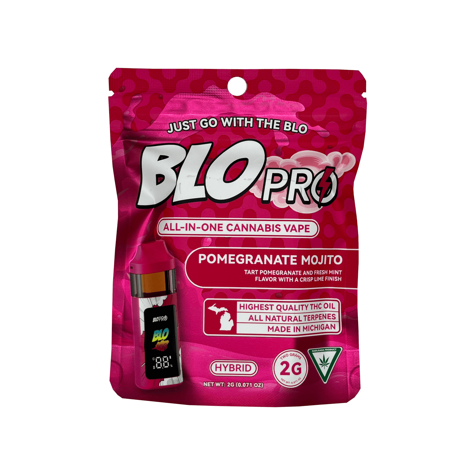 BLO Pro | Disposable Vape - 2g - Pomegranate Mojito
