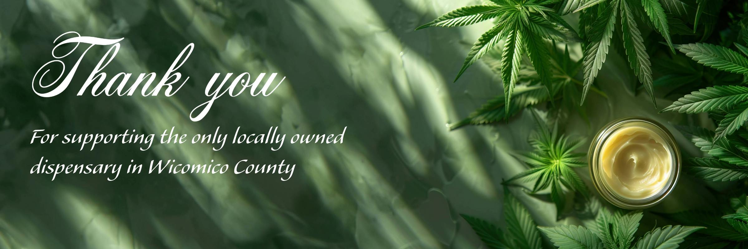 Thanks for shopping local banner