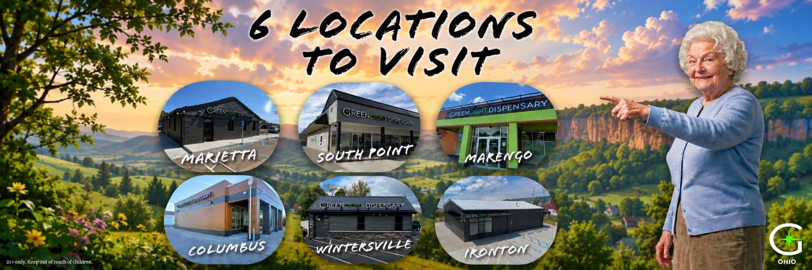 6 Ohio Locations