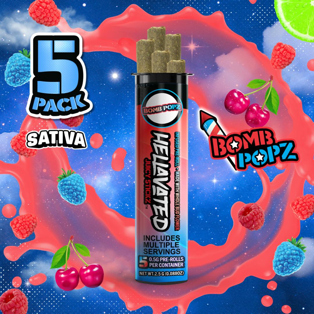 Bomb Popz Juicy Stickz 5-Pack | Liberty (Springfield)