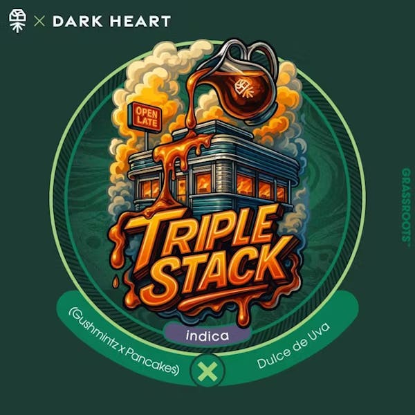Triple Stack (I) - 3.5g - Grassroots x Dark Heart
