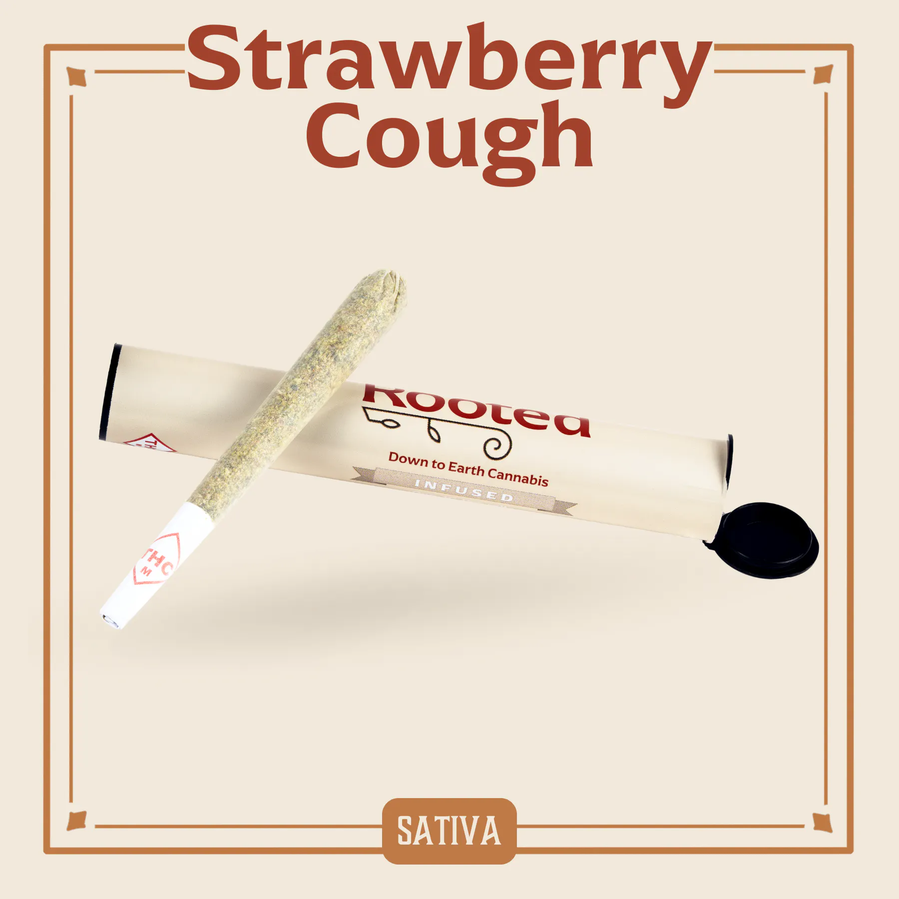 Strawberry Cough Infused Pre-Roll | 1g | Key Missouri (Nixa)