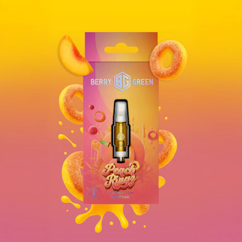 Berry Green - 3g Cart - Peach Rings