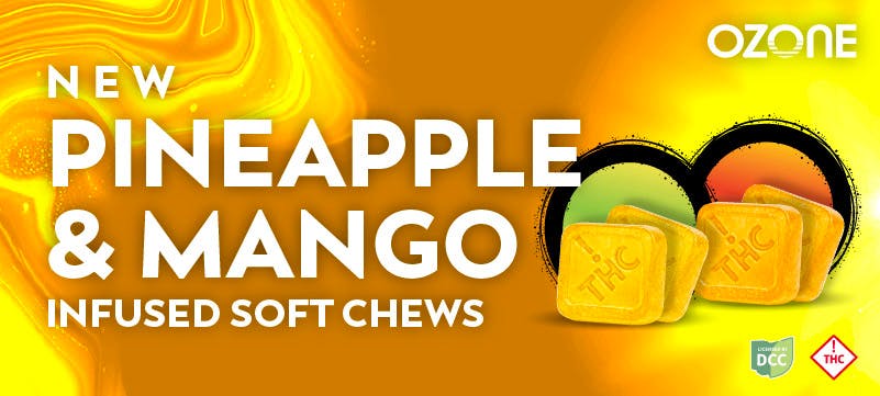 Ozone Soft Chews, New Flavors: Mango & Pineapple
