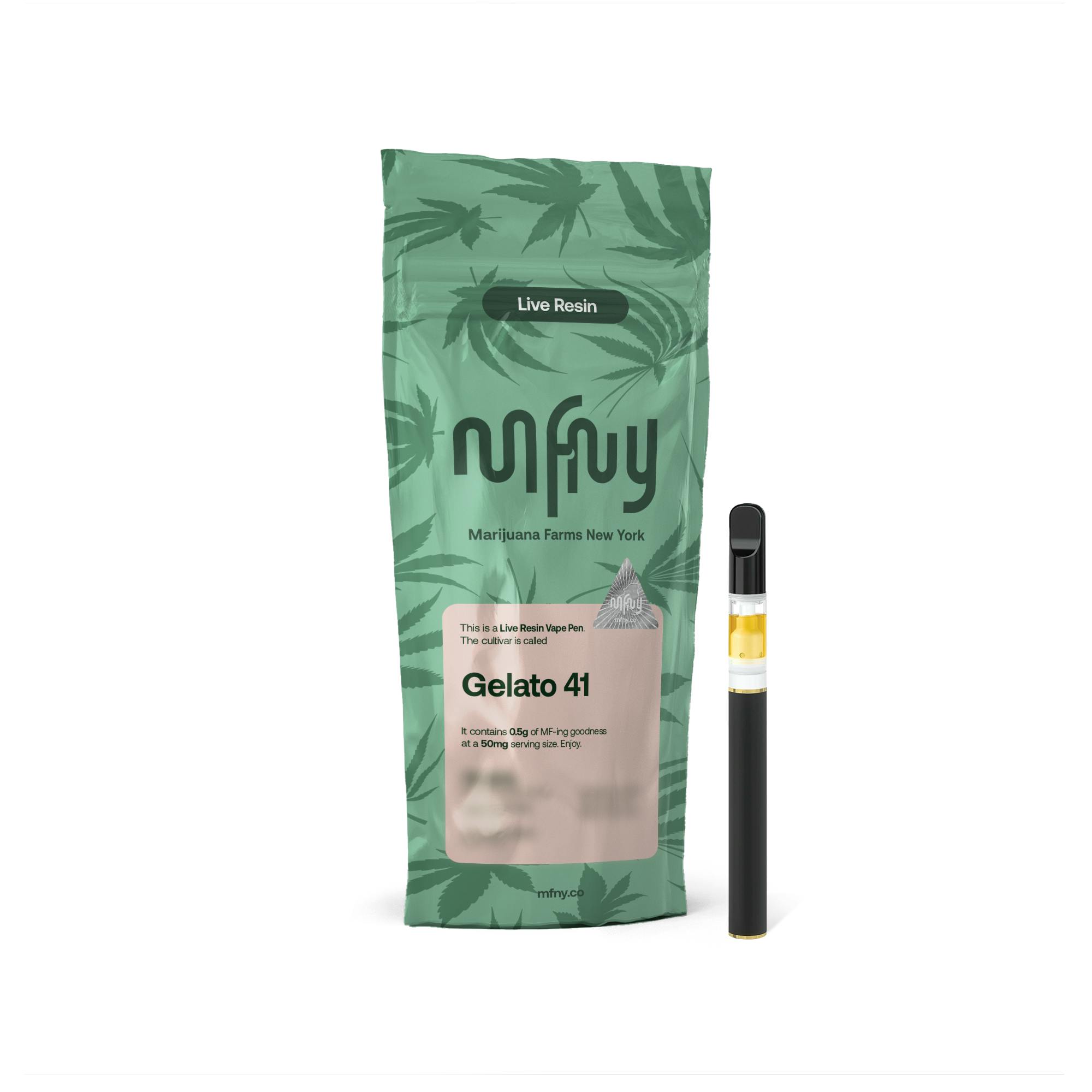 Gelato 41 | Live Resin Disposable Vape (.5g) - Leafology