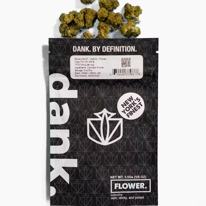 Dank | Banana Spliff | 3.5g (Sungrown)