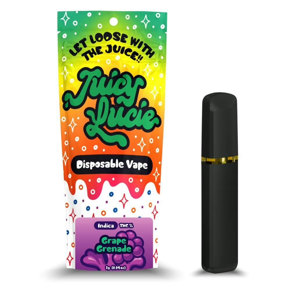 Juicy Lucie Juicy Lucie - Grape Grenade - Disposable Vape