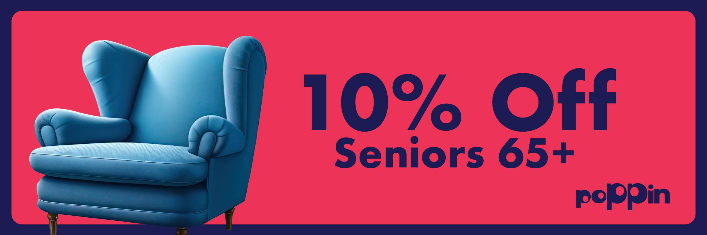 Seniors Discount 10% Off for 65+