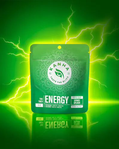 KANHA – 1:1 Citrus Splash Energy – Gummies 100mg 10pk-active