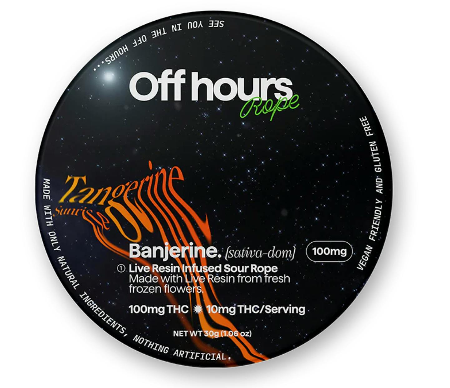 Off Hours | Banjerine | Live Resin Rope | 100mg