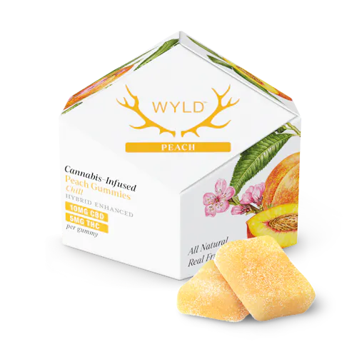 Peach 2:1 CBD + Hybrid Enhanced Gummies-1