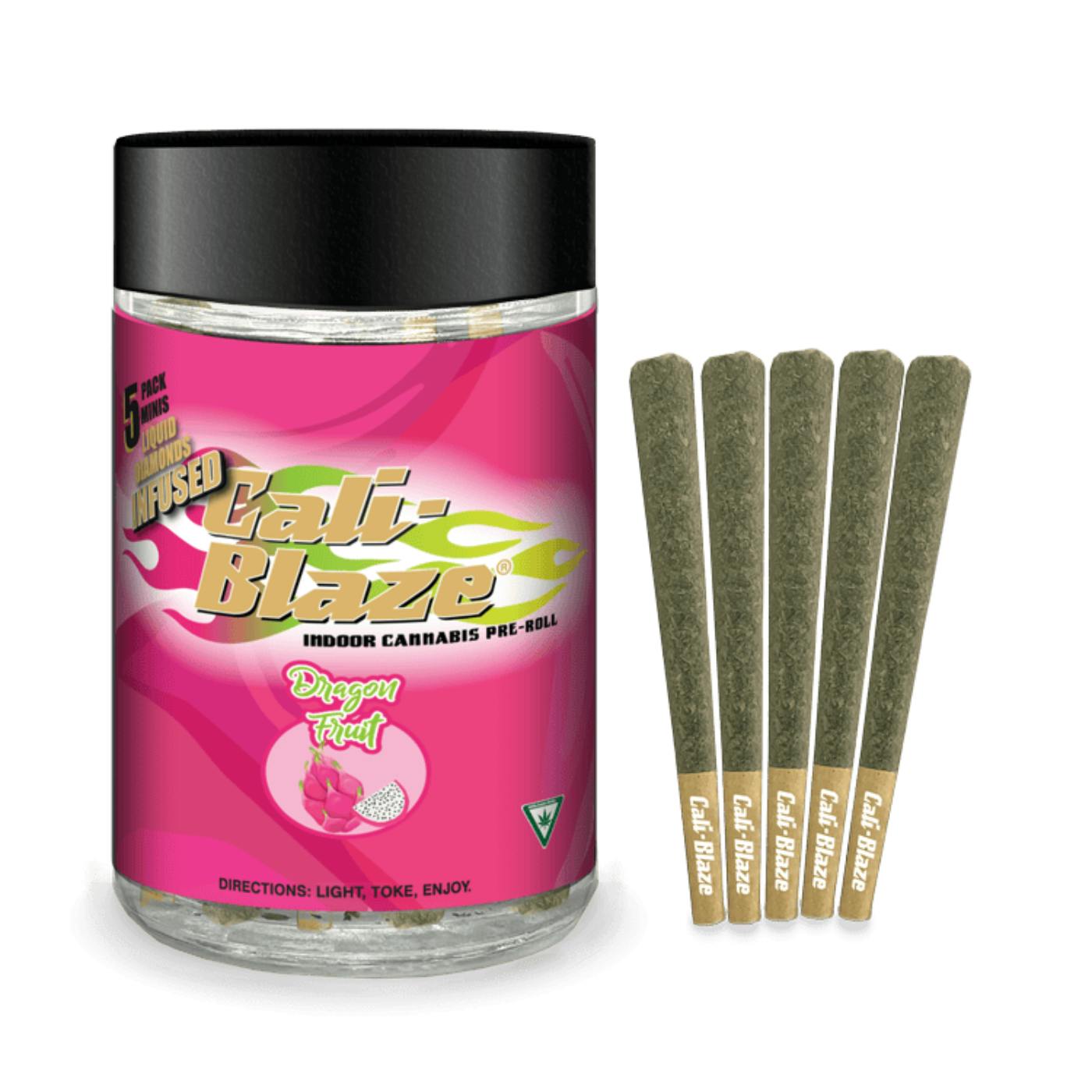 Cali Blaze - Dragon Fruit 5pk Infused PR