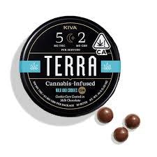 Product CL Kiva Terra Bites - Milk and Cookies 5:2 THC:CBN  100mg (20ct)