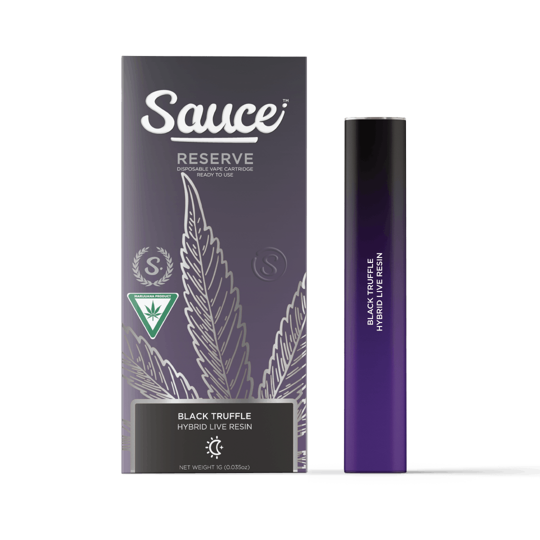 Sauce - 1g Live Resin Disposable - Black Truffle