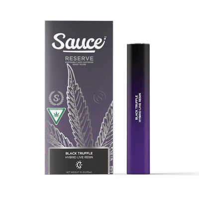 Sauce - 1g Live Resin Disposable - Black Truffle