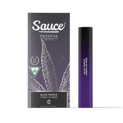 Sauce - 1g Live Resin Disposable - Black Truffle