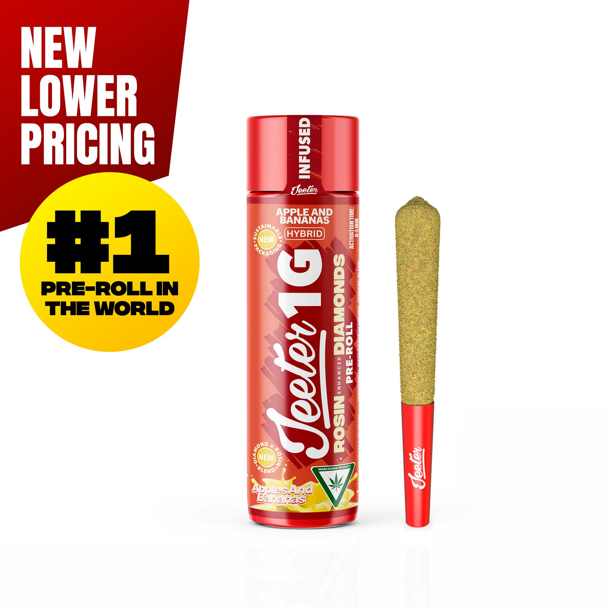Apples and Bananas Quad-Infused Jeeter Joint | 1g