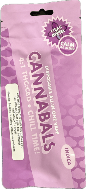 Cannabals | Vape | Lilac Diesel | Calm | 4:1