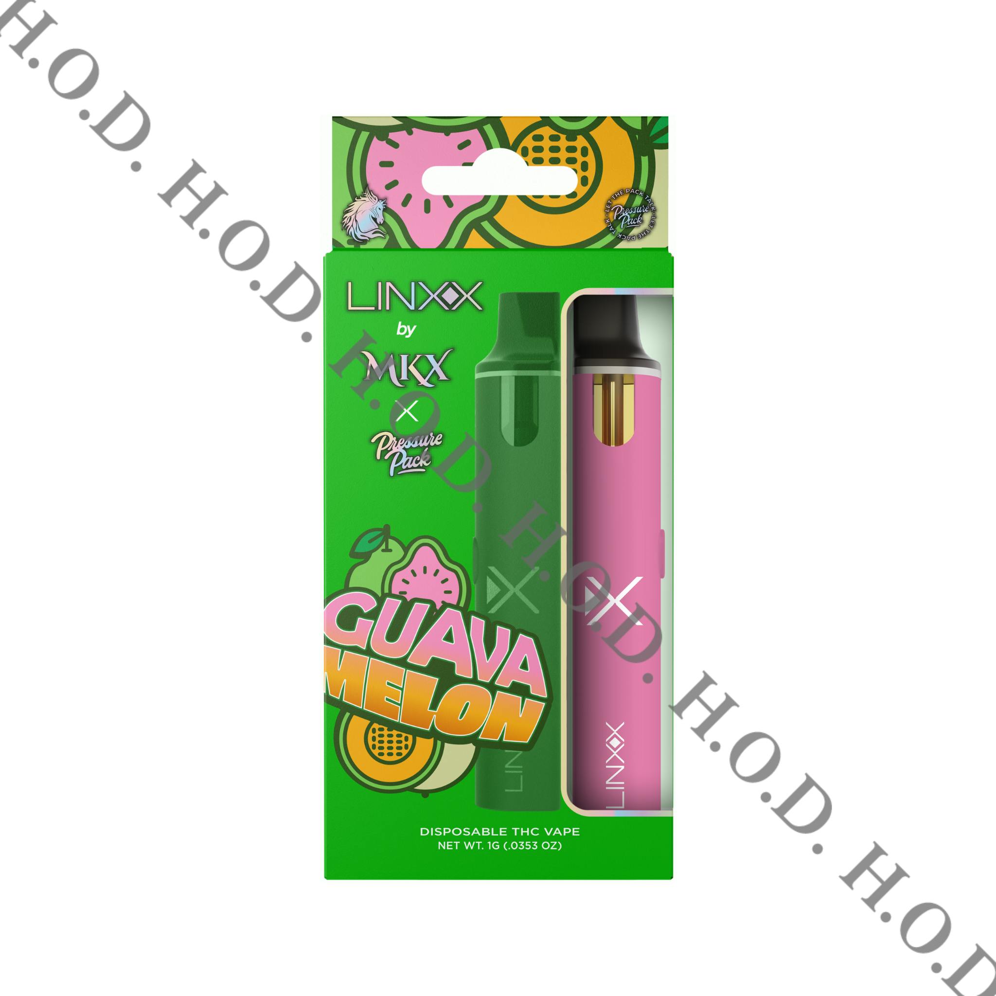 MKX x Pressure Pack Linxx Guava Melon Disposable 1g | House of Dank  Recreational Cannabis