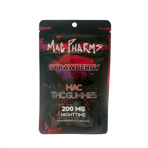 Mac Pharms - 200mg Gummies - Strawberry