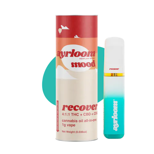 Ayrloom | Mood Recover | AIO | 1g | THC : CBD : CBG-active