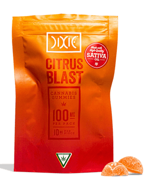 Dixie | 100mg THC Gummies | Citrus Blast (S)