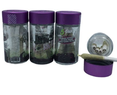 Jetpacks Big Bang 0.5g Infused PreRoll 5pk - Empire OG