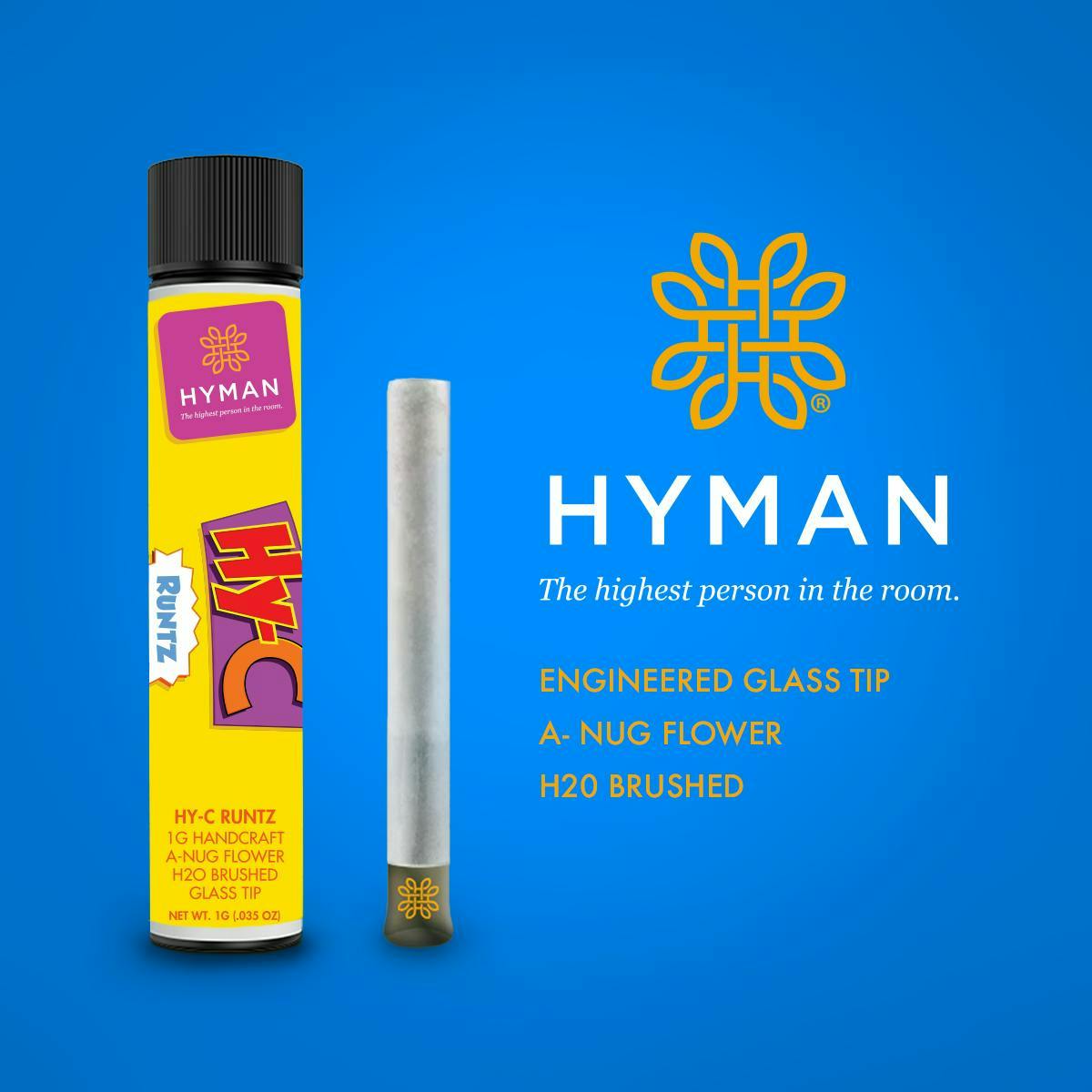 Product: HYMAN | HY-C RUNTZ | HANDCRAFTED PRE-ROLL HYBRID